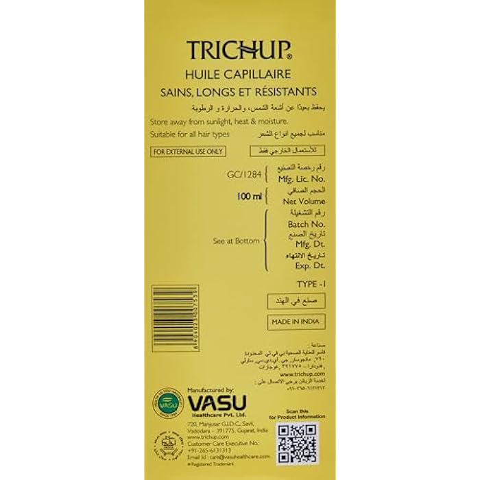 Trichup Hair Oil - Healthy,Long & Strong 100Ml - Image 3